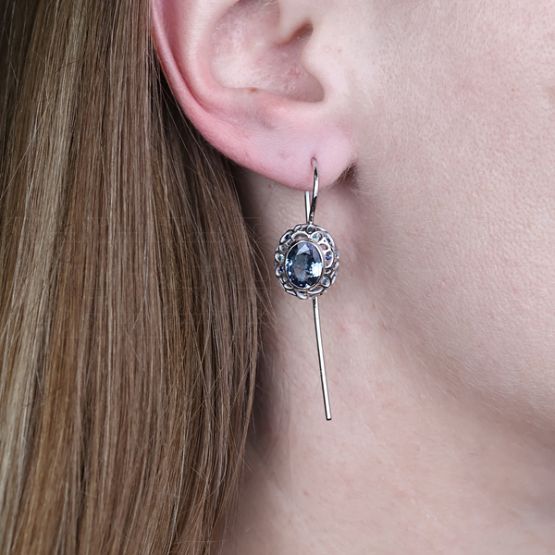 Фото - Серьги из белого золота E9855-15298 (453)