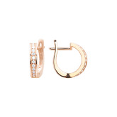 Серьги из рыжего золота с бриллиантами E8267-11599 (153)