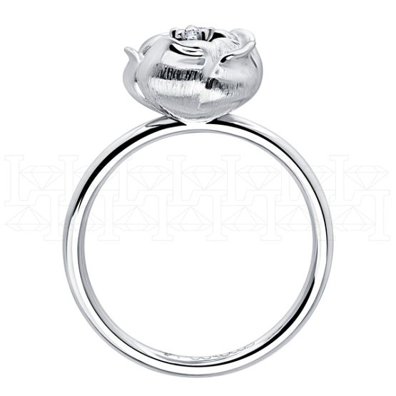 Фото - Кольцо из рыжего золота с бриллиантами R5840-7360 (161)