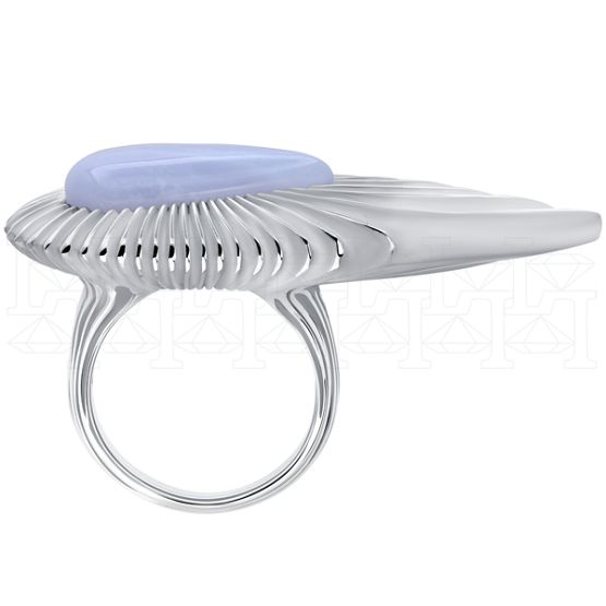 Фото - Кольцо из белого золота из коллекции "Шамора" R9734-14974 (452)