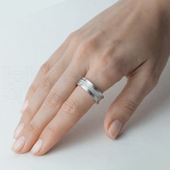 Фото - Кольцо из белого золота с бриллиантами R6939-9886 (812)