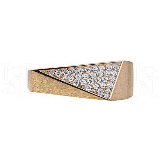 Фото - Кольцо из рыжего золота с бриллиантами R10096-15902 (808)