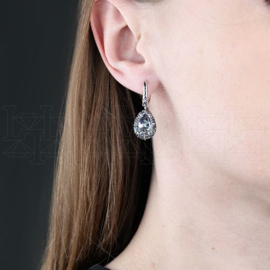 Фото - Серьги из белого золота E9887-15349 (453)