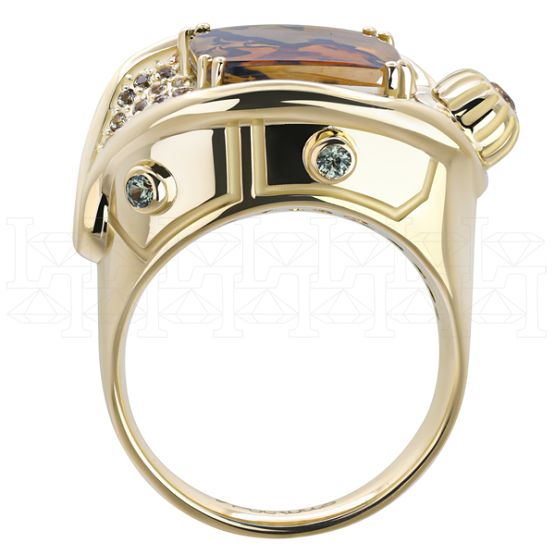 Фото - Кольцо из желтого золота из коллекции "Часы Дали" R9745-15012 (800)