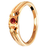 Кольцо из белого золота с сапфиром из коллекции "Современные" R1864-4718 (332)