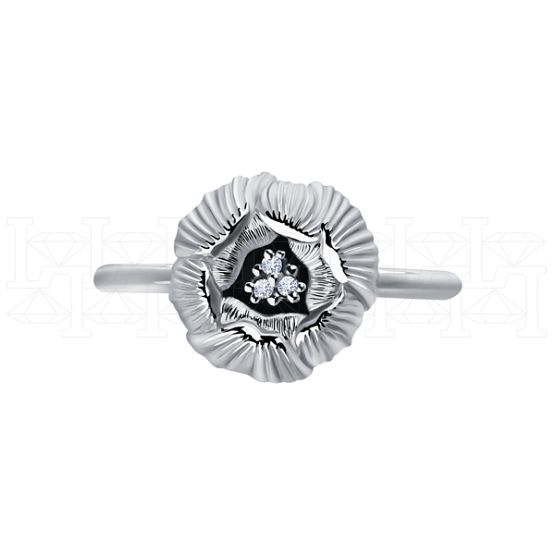 Фото - Кольцо из рыжего золота с бриллиантами R5839-7346 (161)