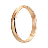 Кольцо обручальное из рыжего золота из коллекции "Традиционные" W1043000 (245)