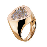 Кольцо из рыжего золота с бриллиантами R8116-11331 (784)