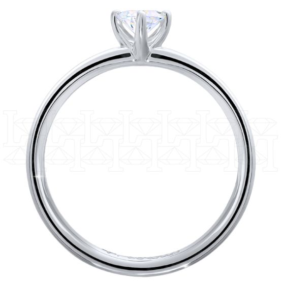 Фото - Кольцо из белого золота с бриллиантом из коллекции "Помолвка" R8713-12443 (514)
