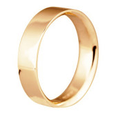 Кольцо обручальное из белого золота из коллекции "Традиционные" W1075000 (245)