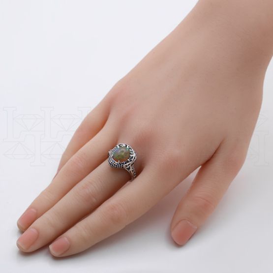 Фото - Кольцо из белого золота R9833-15239 (453)