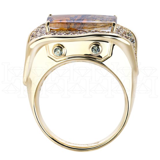 Фото - Кольцо из желтого золота из коллекции "Часы Дали" R9750-15017 (800)