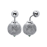 Серьги из белого золота E6599-15733 (155)