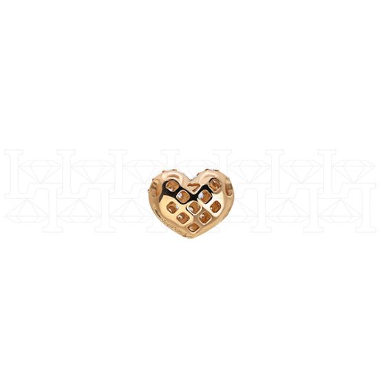 Фото - Подвеска сердце из белого золота с бриллиантами P6975-9590 (193)