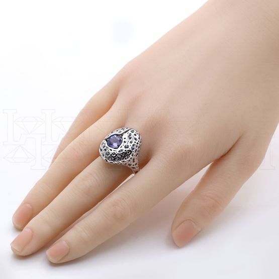 Фото - Кольцо из белого золота R9852-15290 (453)