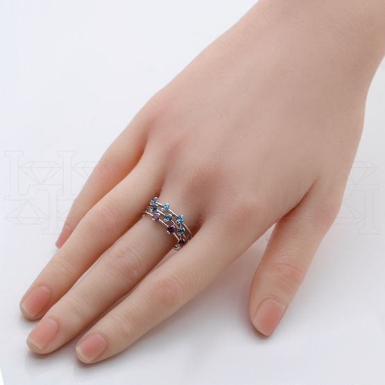 Фото - Кольцо из белого золота с  из коллекции "Candy" R9665-14814 (563)