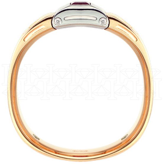 Фото - Кольцо из цветного золота с рубином и бриллиантами из коллекции "Современные" R3334-4040 (332)
