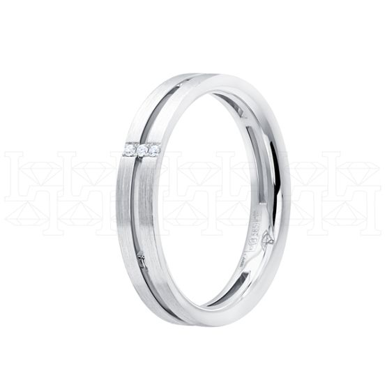 Фото - Кольцо из рыжего золота с бриллиантами из коллекции "Парные обручальные кольца" R7535-10340 (210)