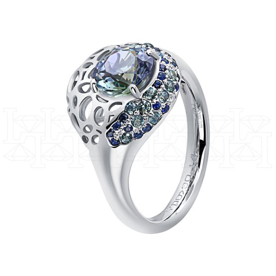 Фото - Кольцо из белого золота с бриллиантами R9863-15315 (453)