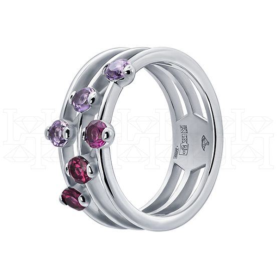 Фото - Кольцо из белого золота из коллекции "Candy" R9664-14813 (563)