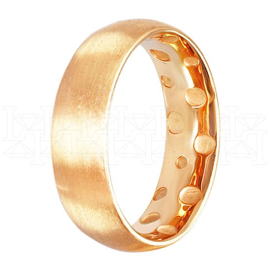 Фото - Кольцо обручальное из белого золота из коллекции "Парные обручальные кольца" R4029-4691C (210)