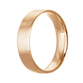 Кольцо обручальное из рыжего золота из коллекции "Традиционные" W1054000 (245)