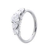 Кольцо из белого золота с бриллиантом R5382-14080 (251)
