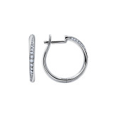 Серьги из белого золота с бриллиантами E3867-9974 (153)