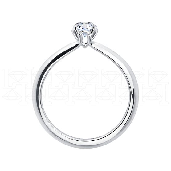 Фото - Кольцо из белого золота с бриллиантом из коллекции "Помолвка" R10160-15993 (514)