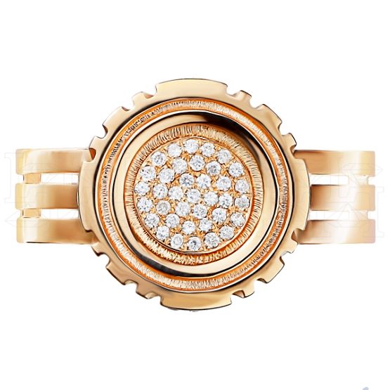 Фото - Кольцо из рыжего золота с бриллиантами из коллекции "Chrysler Building" R4750-6188 (721)