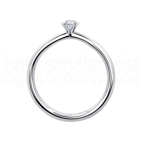 Фото - Кольцо из белого золота с бриллиантом из коллекции "Помолвка" R10151-16046 (515)