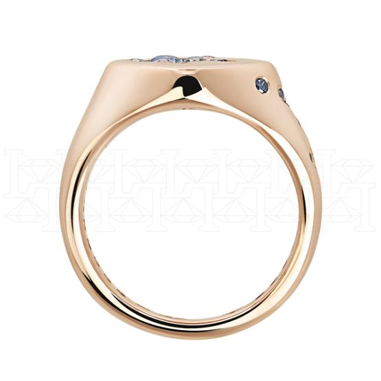 Фото - Кольцо из рыжего золота с бриллиантами R9465-13966 (719)