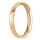 Кольцо обручальное из рыжего золота из коллекции "Традиционные" W1053000 (245)