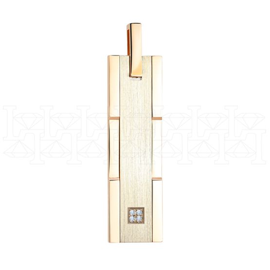 Фото - Подвеска из цветного золота с бриллиантами P9315-13647 (310)