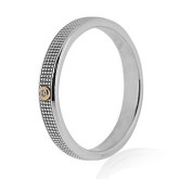 Кольцо обручальное из белого золота с бриллиантом из коллекции "Обручальные кольца с  одним бриллиантом" VDR.A2690 (243)