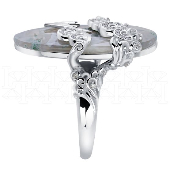 Фото - Кольцо из белого золота с бриллиантами R9655-14800 (802)