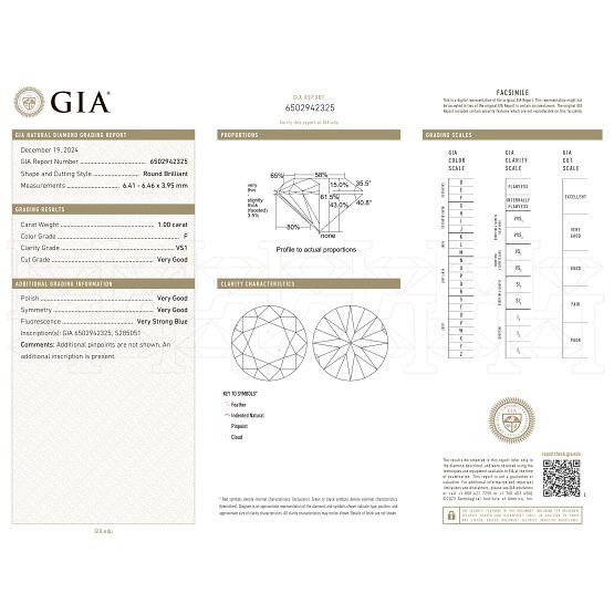 Фото - Кольцо из белого золота с бриллиантом из коллекции "Помолвка" R10160-16317 (512)