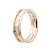 Кольцо из рыжего золота с бриллиантом из коллекции "Парные обручальные кольца" R7960-10978 (210)