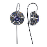 Серьги из белого золота E9875-15336 (453)