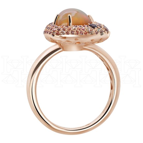 Фото - Кольцо из рыжего золота R9844-15256 (453)