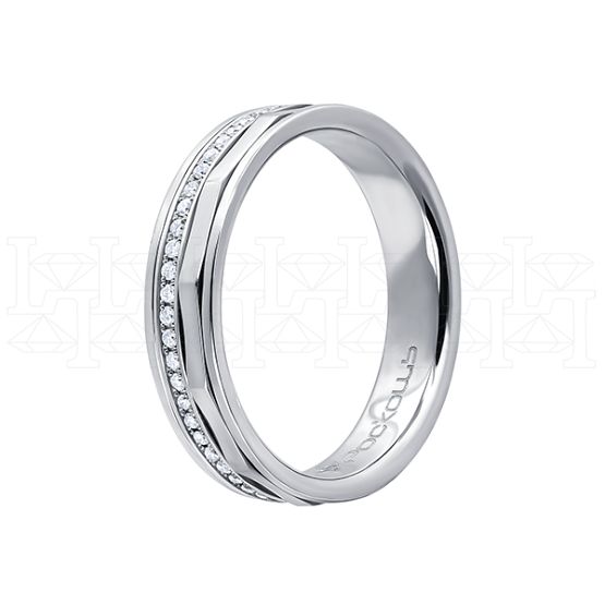 Фото - Кольцо спиннер из белого золота с бриллиантами R7996-11039 (240)