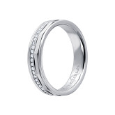Кольцо спиннер из белого золота с бриллиантами R7996-11039 (240)