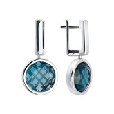 Серьги из белого золота с E8129-16798 (810)