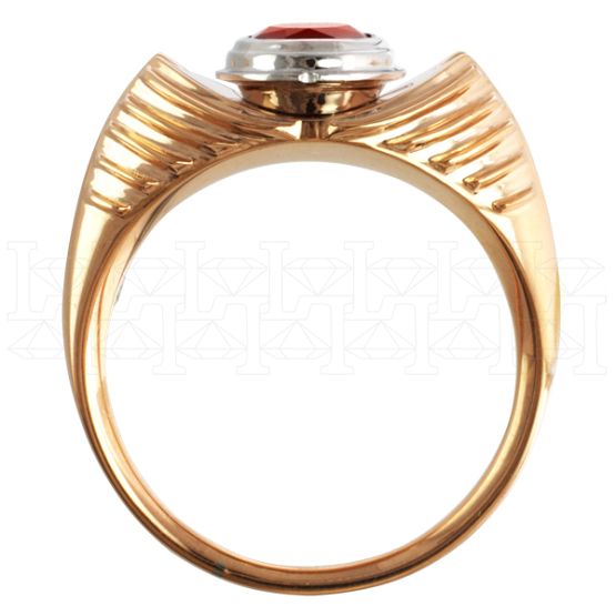 Фото - Кольцо из рыжего золота с рубином из коллекции "Талисман" R3416-5840 (331)