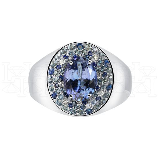 Фото - Кольцо из белого золота с бриллиантами R9874-15334 (453)