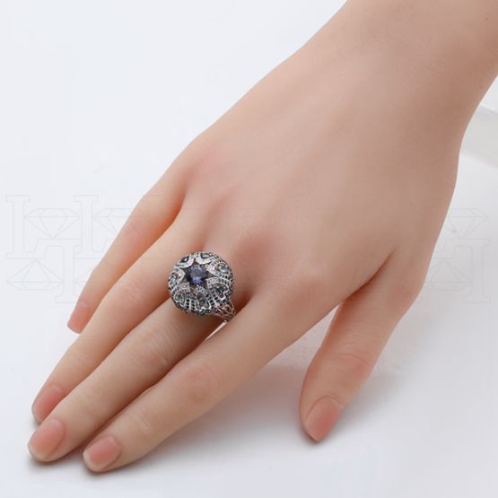 Фото - Кольцо из белого золота с бриллиантами R9881-15342 (453)