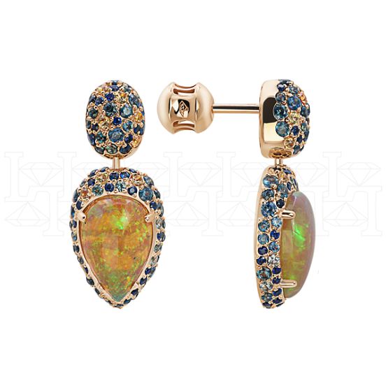 Фото - Серьги из рыжего золота G9837-15245 (453)