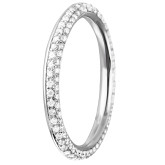 Кольцо обручальное из белого золота с бриллиантами из коллекции "Обручальные кольца с дорожкой" R4033-4805 (241)