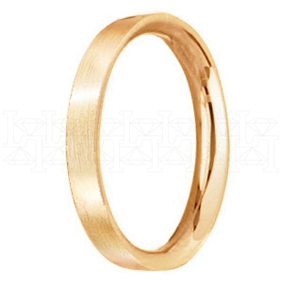 Фото - Кольцо обручальное из рыжего золота из коллекции "Традиционные" W1053001 (245)
