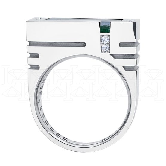 Фото - Кольцо из белого золота с бриллиантами из коллекции "Талисман" R1746-15189 (331)